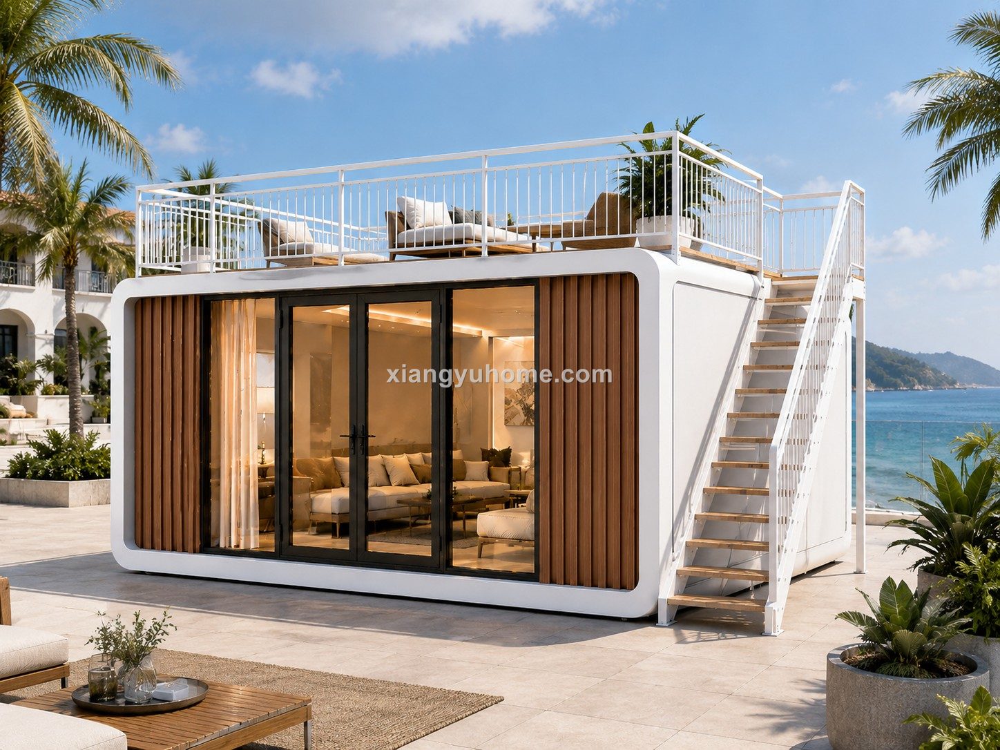 Apple Cabin glazing