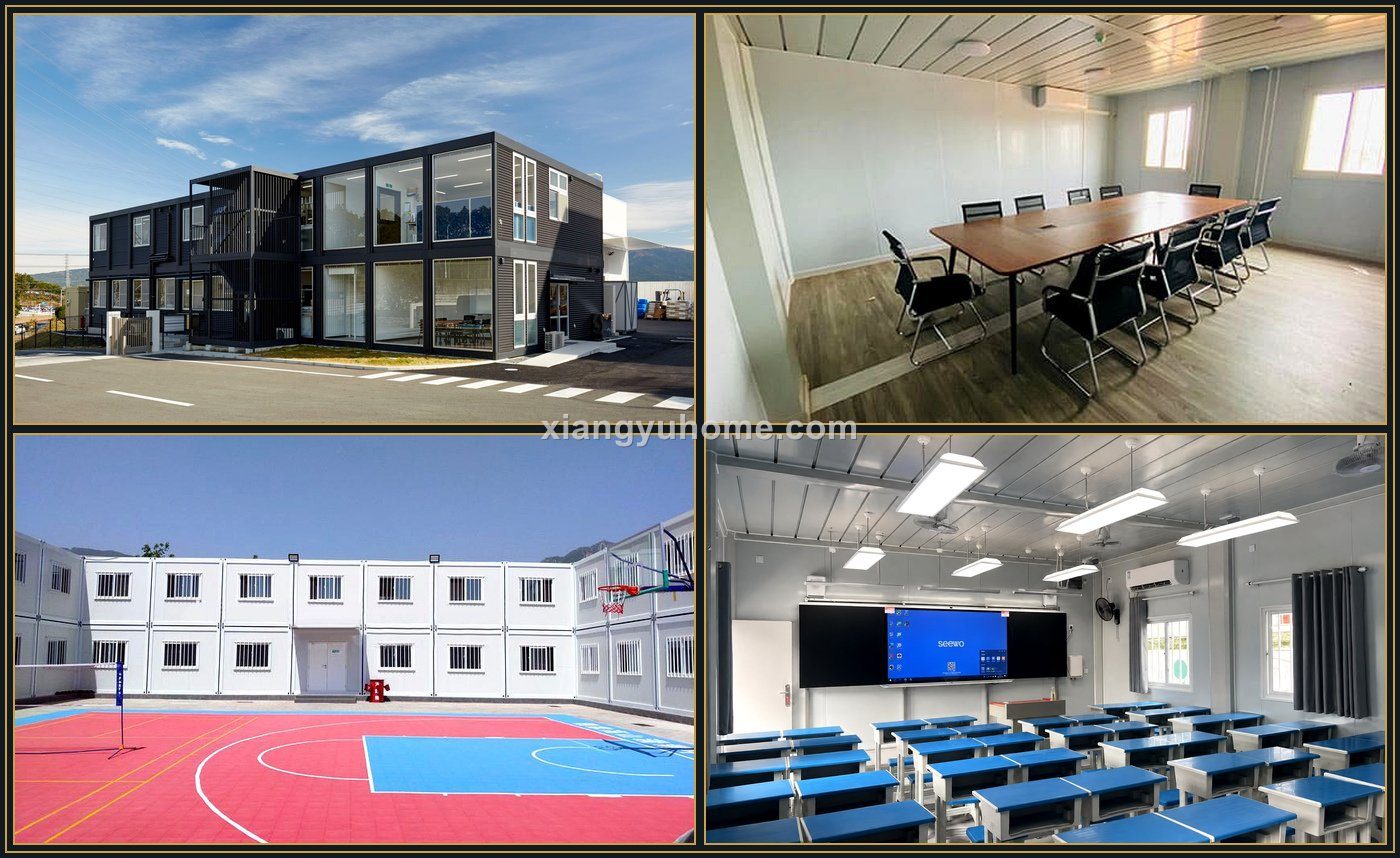 Two-storey site office campus